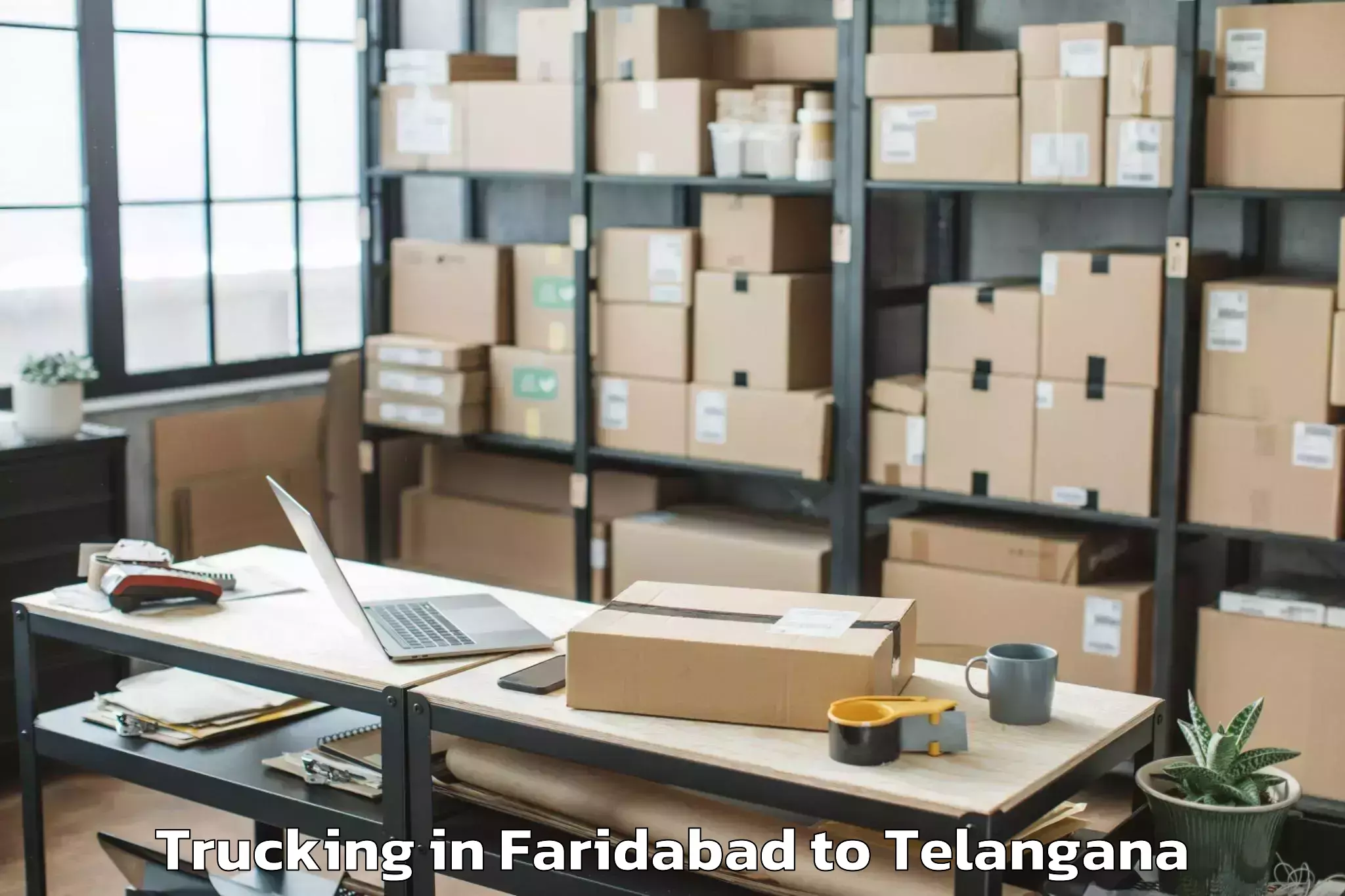 Leading Faridabad to Vikarabad Trucking Provider